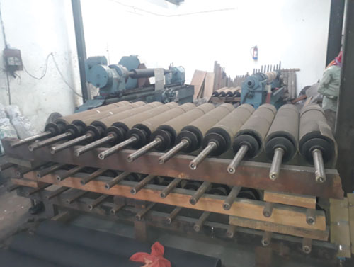 Rubberising Rolls